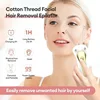Mini Electric Facial Body Hair Removal USB Charging Body Arm Cotton Thread Depilator LCD Display for Women Neck Lip Chin Arm Leg 2