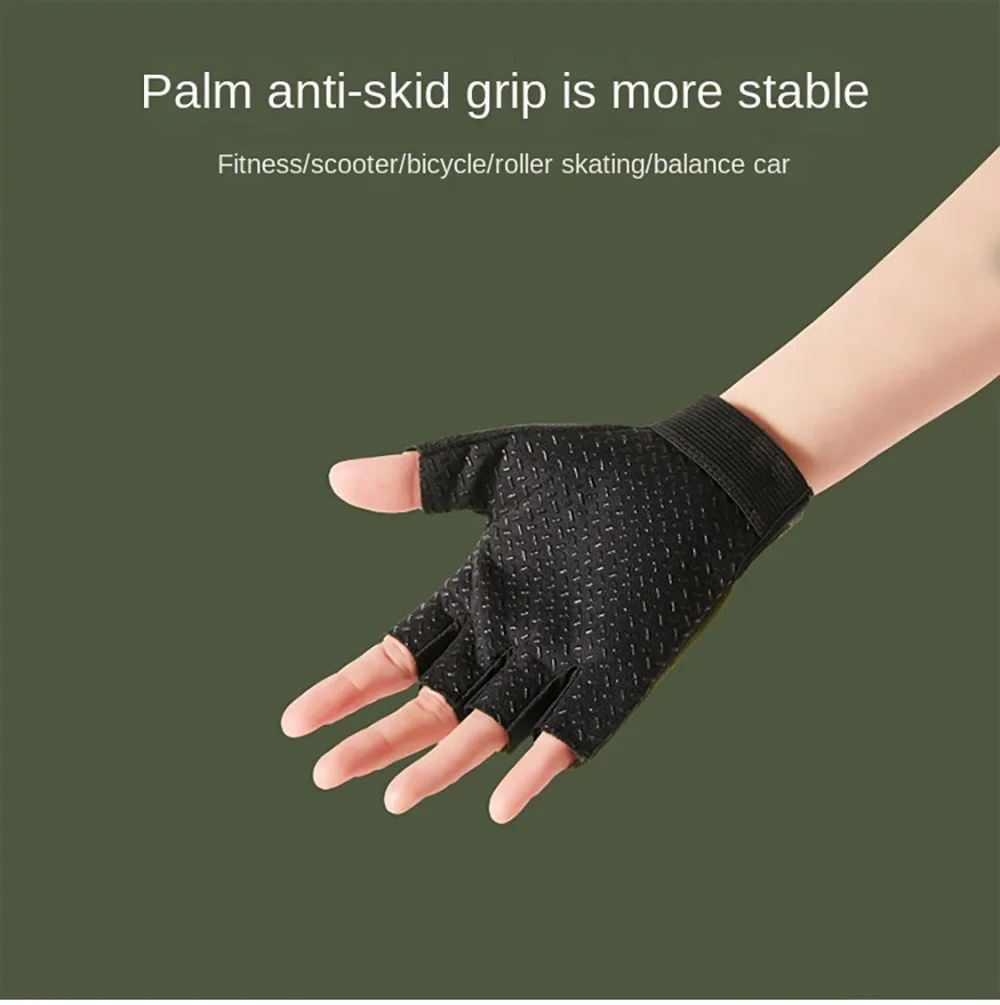 Kids 4-11 Years Cycling Gloves Half Finger Bike Gloves Tactical Glove Non-Slip Outdoor Sports Gloves for Boys and Girls  W29 3