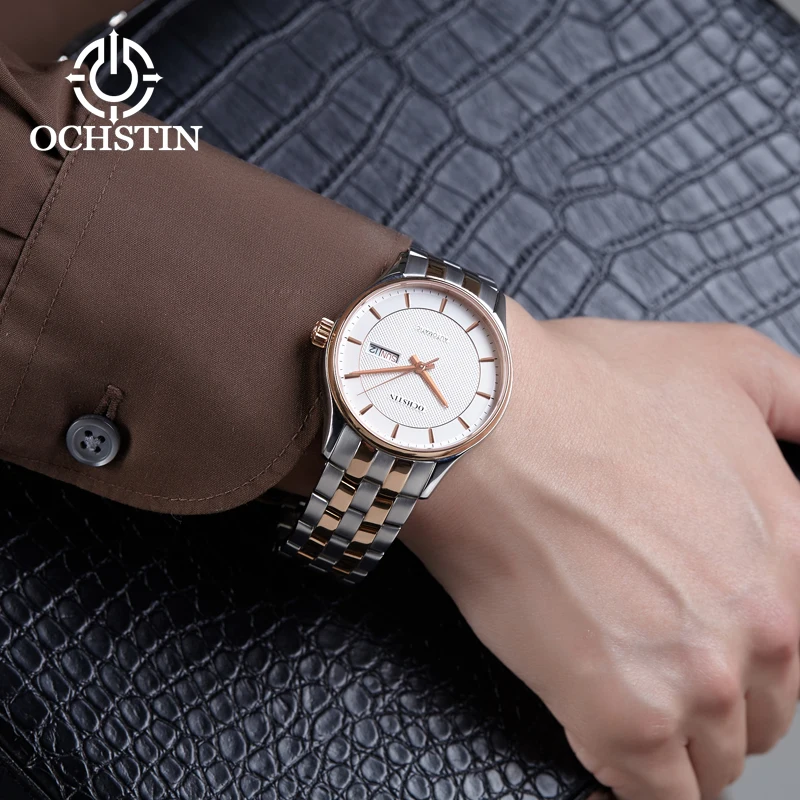 OCHSTIN new 2024city urban series casual and comfortable automatic mechanical movement watch men's mechanical watches
