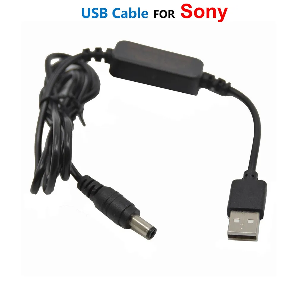 

DC Drive 8.4V Power Bank USB Cable Fits NP-FW50 Dummy Battery For Sony NEX-3 NEX-5 NEX-7 SLT-A55 SLT-A35 a7 a7R a7II a6000 a3000