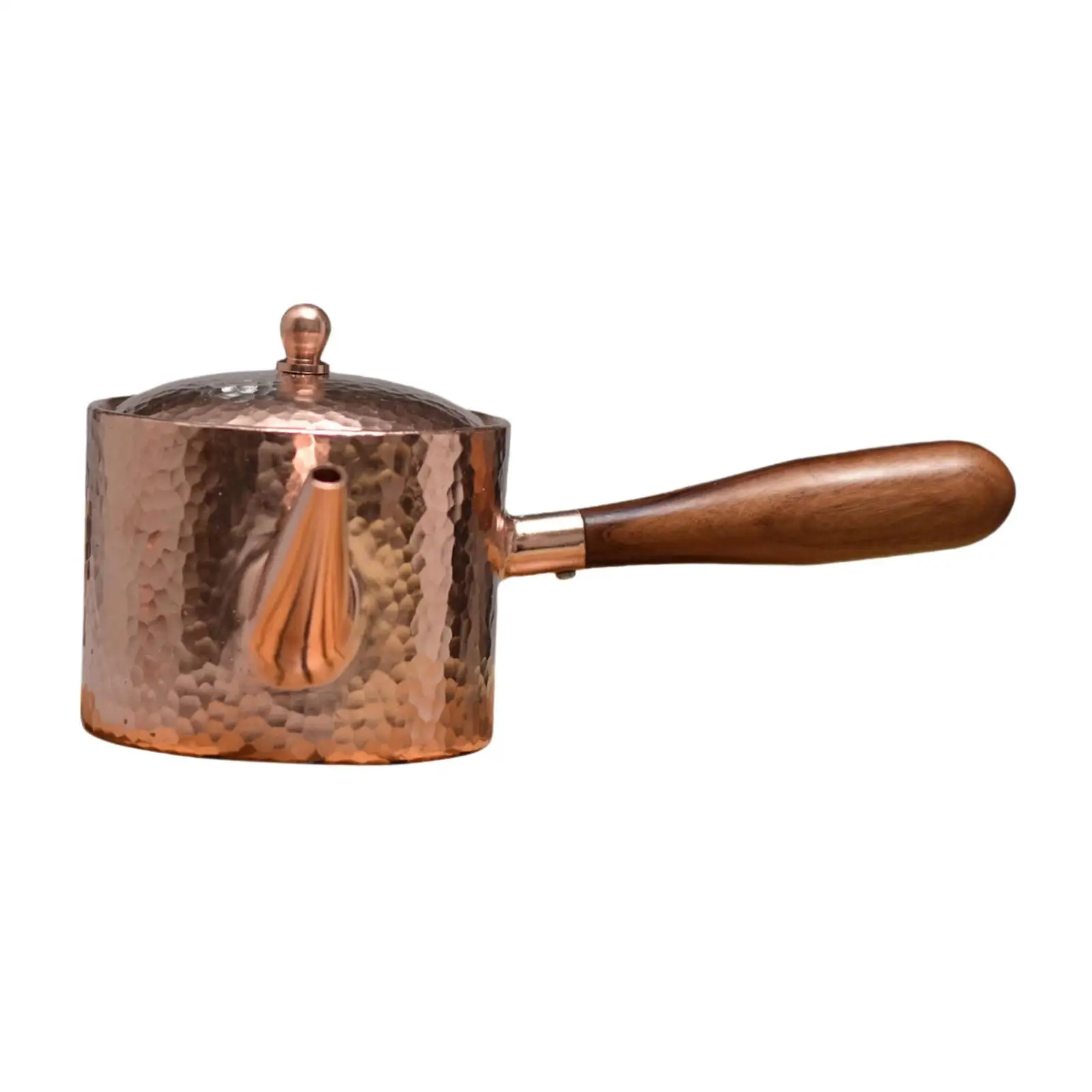 Copper Kettle 400ml Thickened Tea Kettle Milk Jug Tea Maker with Filter Teaware for Picnic Camping Tea House Restaurant Hotel Copper Kettle 400ml Thickened Tea Kettle Milk Jug Tea Maker with Filter Teaware for Picnic Camping Tea House Restaurant Hotel