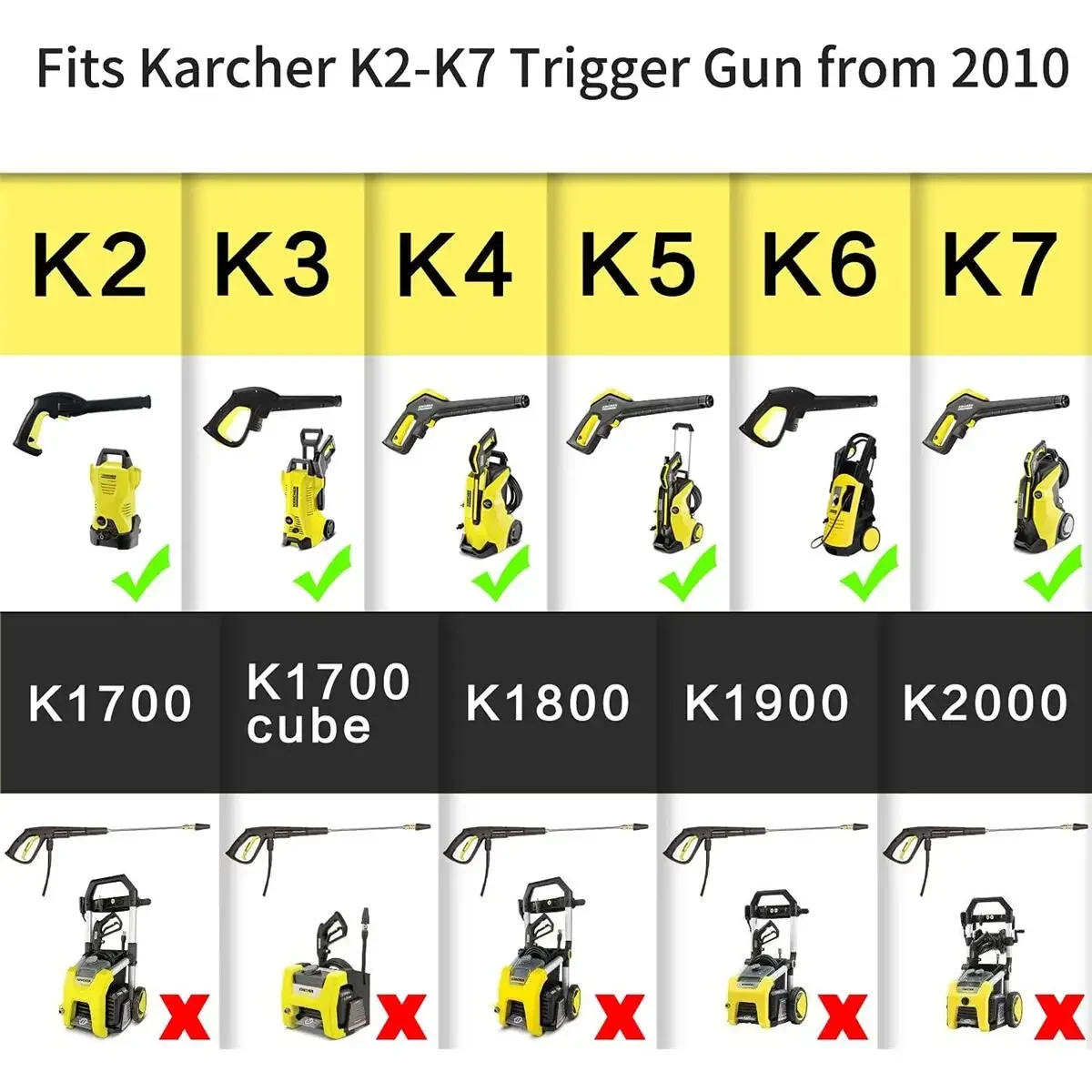 750ML Snow Foam Lance for Karcher K2 K3 K4 K5 K7 Car Pressure Washers Soap Foam Generator Adjustable Sprayer Nozzle