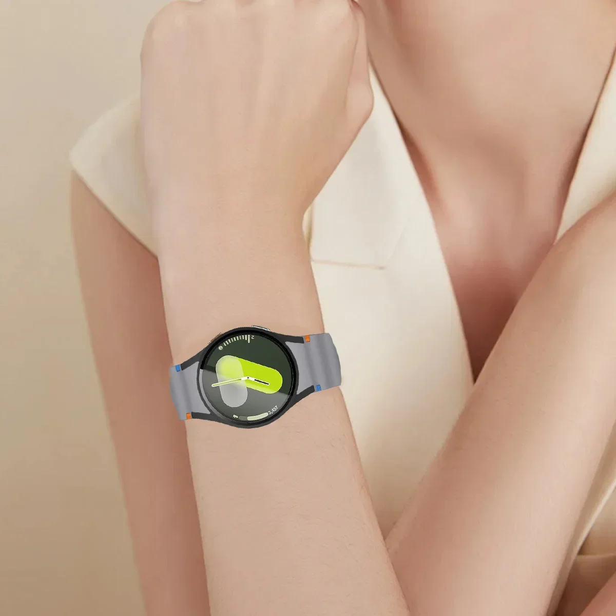 Silicone Band with Protective Cover