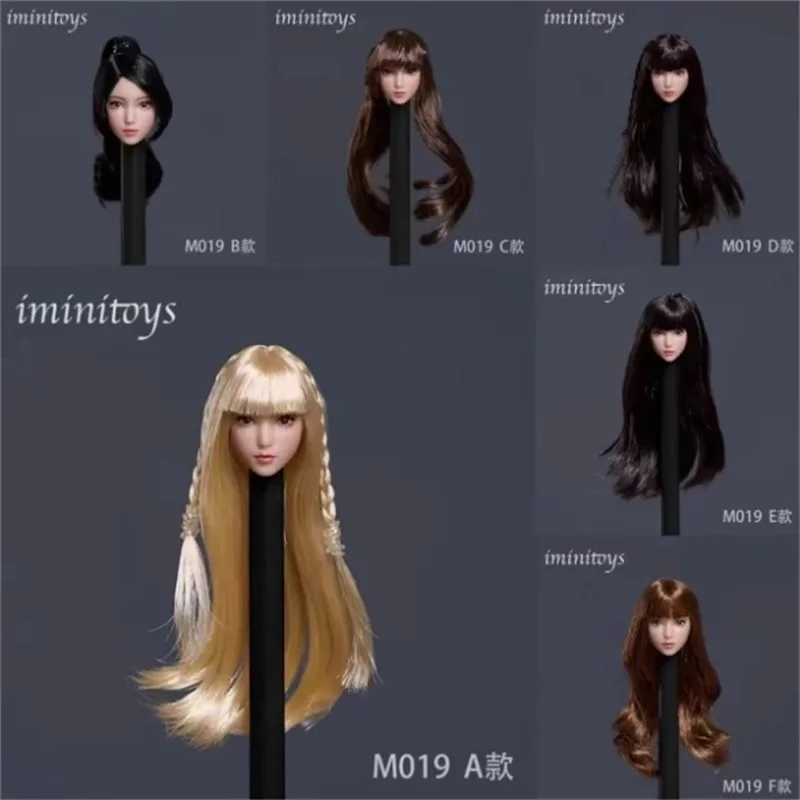 Фото Милая резьба по голове женские солдаты Оли Iminitoys M019 1/12, Высококачественная модель игрушек, подходит для 6 дюймов, фигурок, тела №1