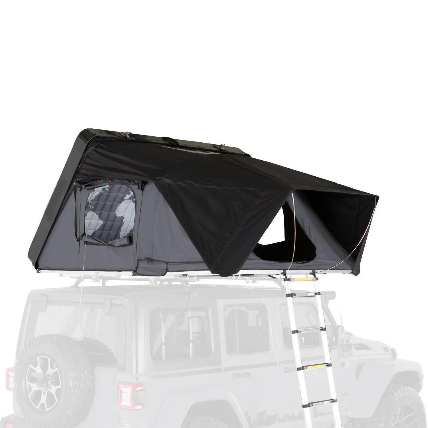 

hard shell Vehicle Car Trailer Roof Top Tent Aluminum Rack canvas Tents For Camping Windbreak Overland One Bedroom