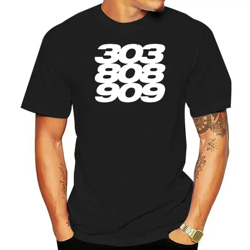 Acid 303 808 909 T Shirt Roland Synth Trax 88 Old School House Anni '90 Techno Shirt Cotone Maglietta Uomo Di Alta Qualità 013582