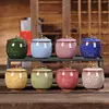Portable Tea Coffee Sugar Jar Mini Airtight Kitchen Jar Storage Container with Lid China Storage Bottles & Jars Home Decor Gifts 2