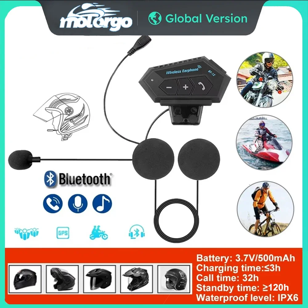 Bluetooth Headset Wireless Motorcycle