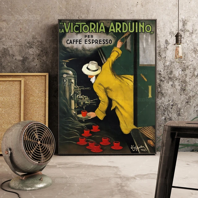 La Victoria Arduino Per Caffe Espresso Vintage Poster