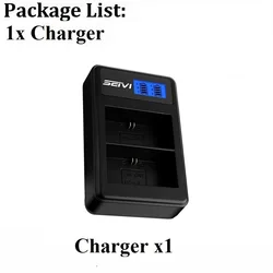 High-Capacity 3500mAh Rechargeable Battery with LED Dual Charger (ONLY Charger)