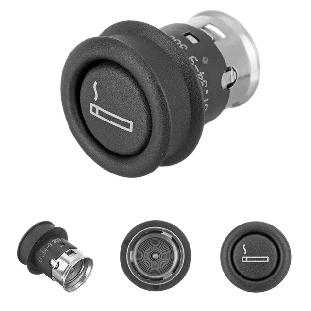 Mechero delantero Universal para coche, montaje de 12V, diámetro interior  de 21mm, ABS - AliExpress