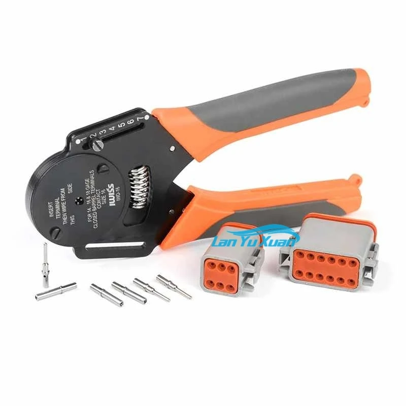 

IWD-12/16/20 Manual Tool Wire Pressing Plier Dechi for Connector 4-point Crimping Pliers Terminal