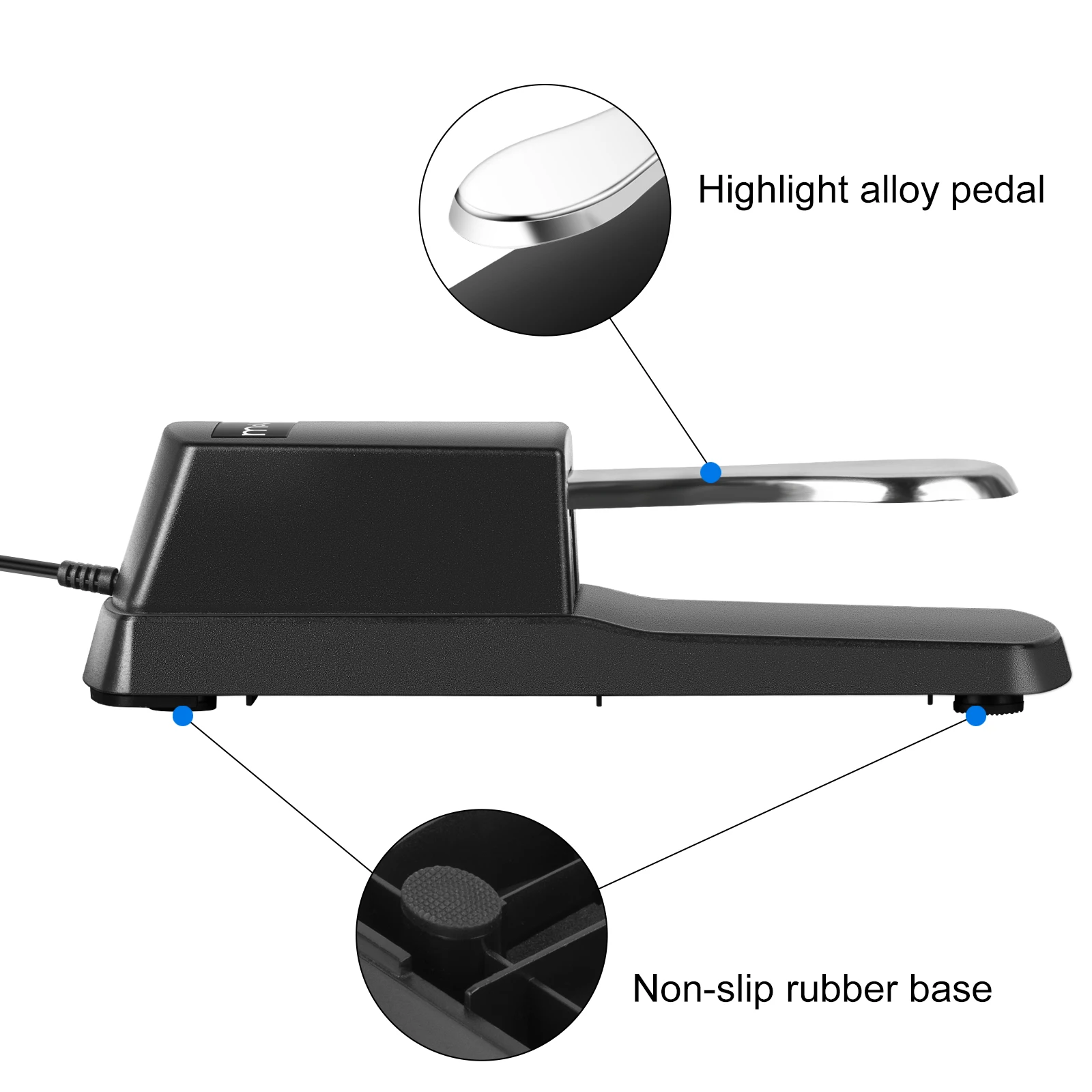 Piano Pedal Movall MSP-01 Sustain Pedal Universal Foot Pedal For Pianos And Keyboards