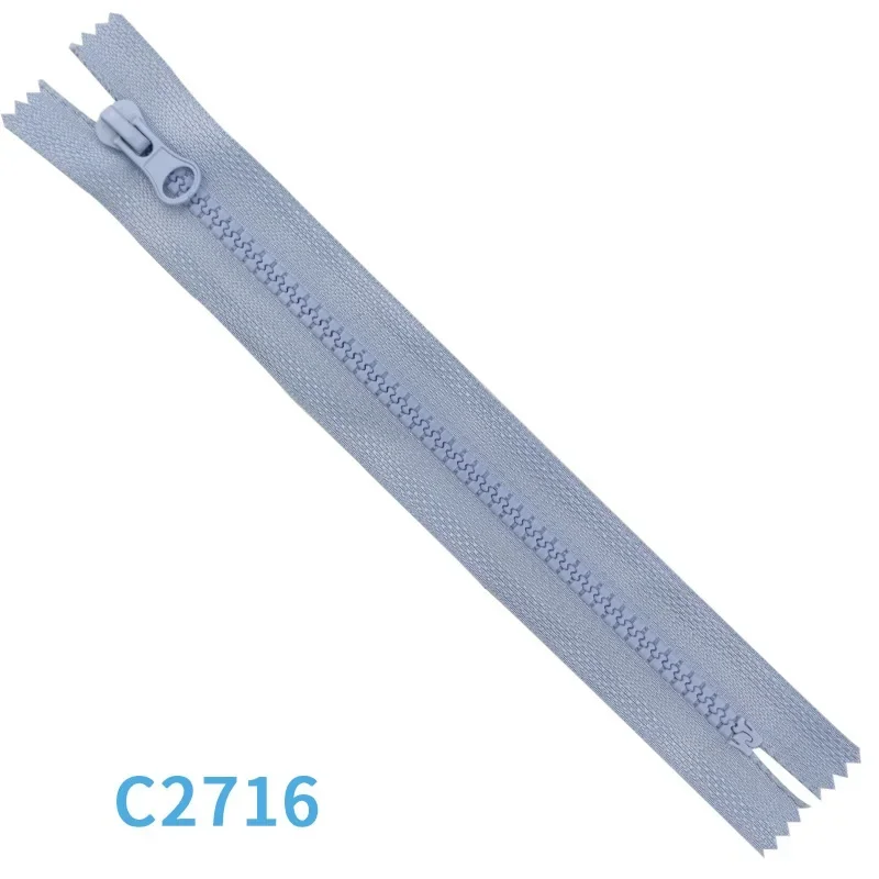 Durable Resin Zipper for Crafting and Sewing Projects, 2-Pack
