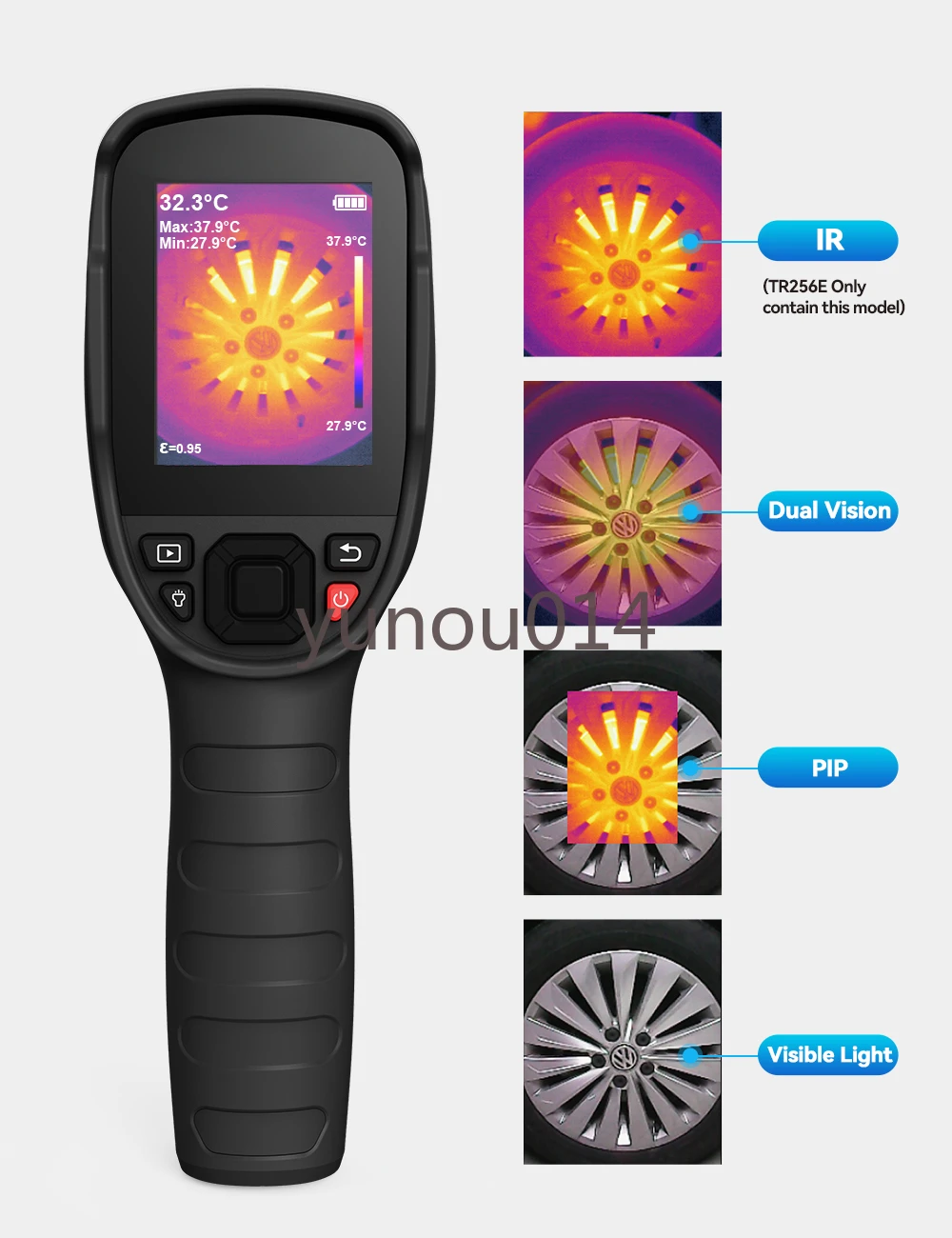 

TR256E TR256B Thermal Imager 256X192 Thermal Imaging Camera Infrared Temperature Meter for Repair, PCB, Pipeline Detect