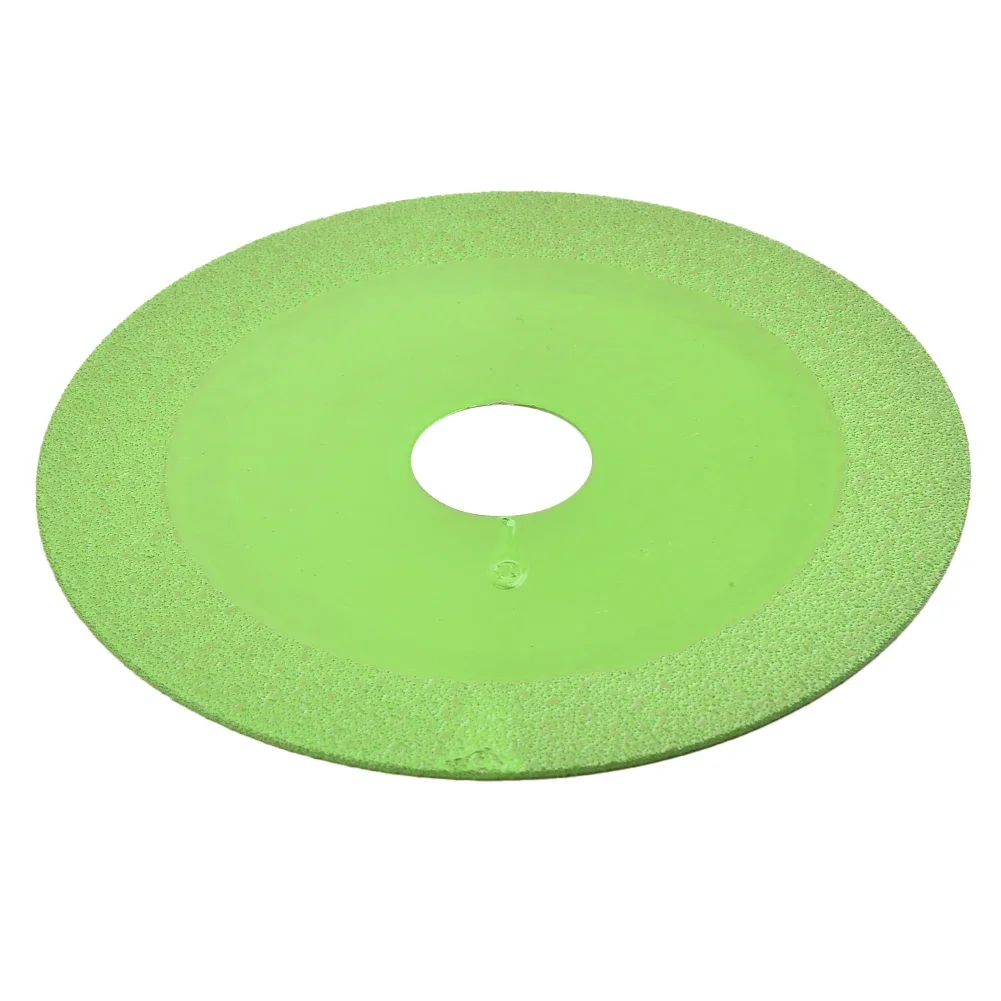 

1Psc 115mm/125mm Green Glass Cutting Disc Diamond High Manganese Steel Saw Blade For 100 Type Angle Grinder Air Tool Accessories