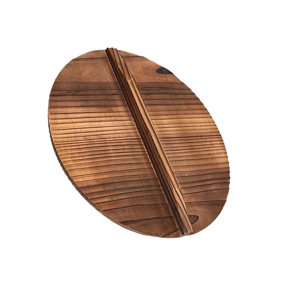 

Cooking Tool Wooden Protector Pot Cover Cookware Metal Anti Oil Splashing Kitchen Gadget