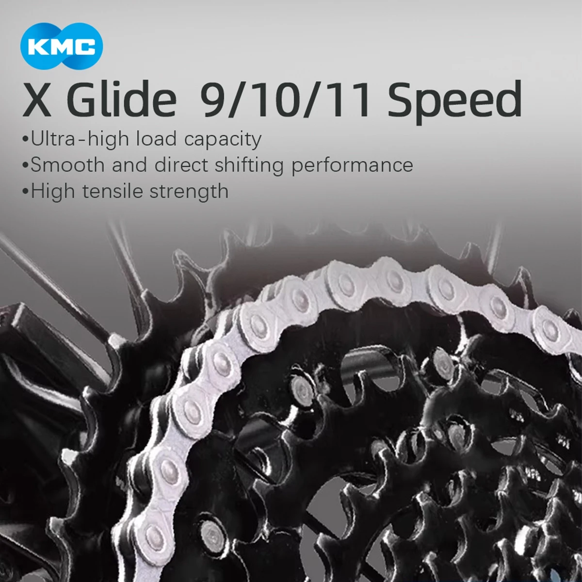 KMC X 글라이드 MTB 체인 (시마노 CUES 9 10 11단 시리즈 산악 자전거, 커렌 로드 바이크 체인, 118링크, 사이클링 부품)