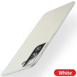 Sandstone Ultra Thin Hard Matte Case - Slim PC Back Cover - S20 Plus (White)