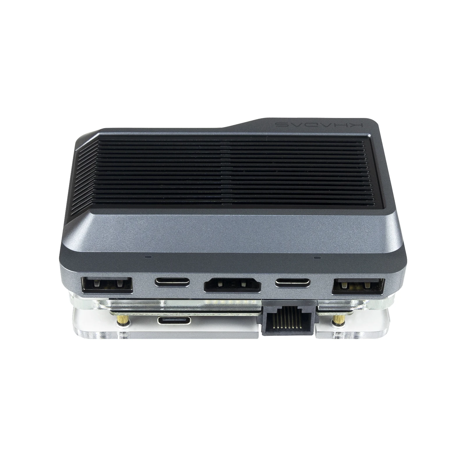 Placa de Extensão da Estação de Khadas Edge2 para Edge2 Computador de Placa Única com Porta Ethernet de 10 100m Porto de Usb-c 3.5 mm Fone de Ouvido Jack - Imagem 2