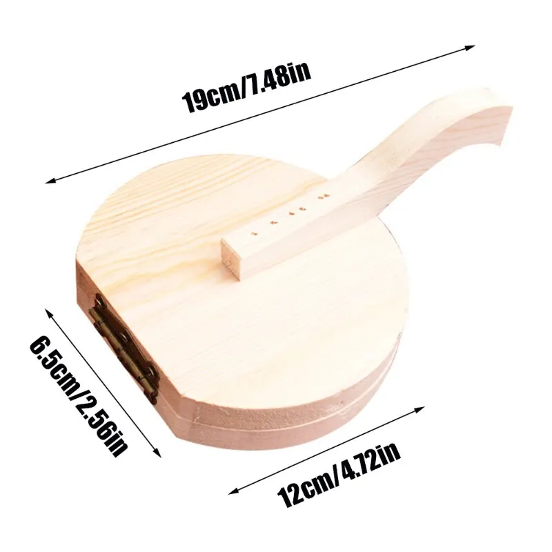 Dumpling Skin Press Solid Wood Dough Press Tool Dumpling Wrapper Skin Making Mold