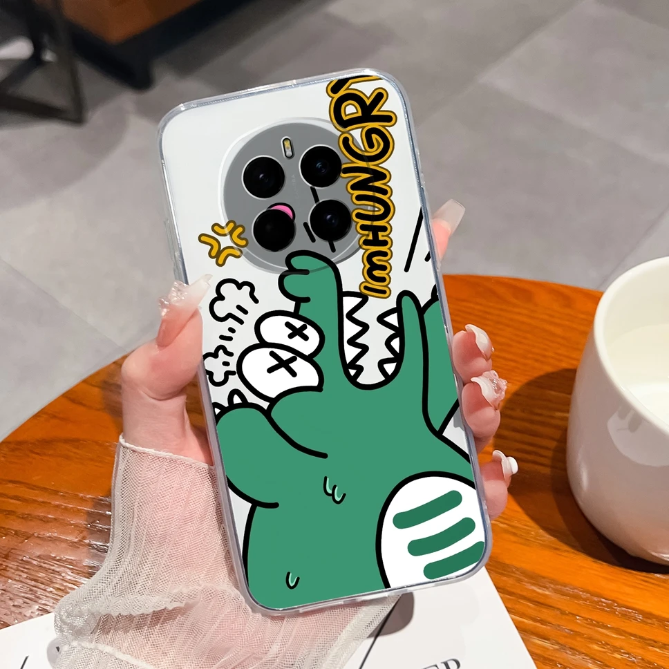 Transparent Cute Flower Soft Silicone Protective Back Cover Phone Case