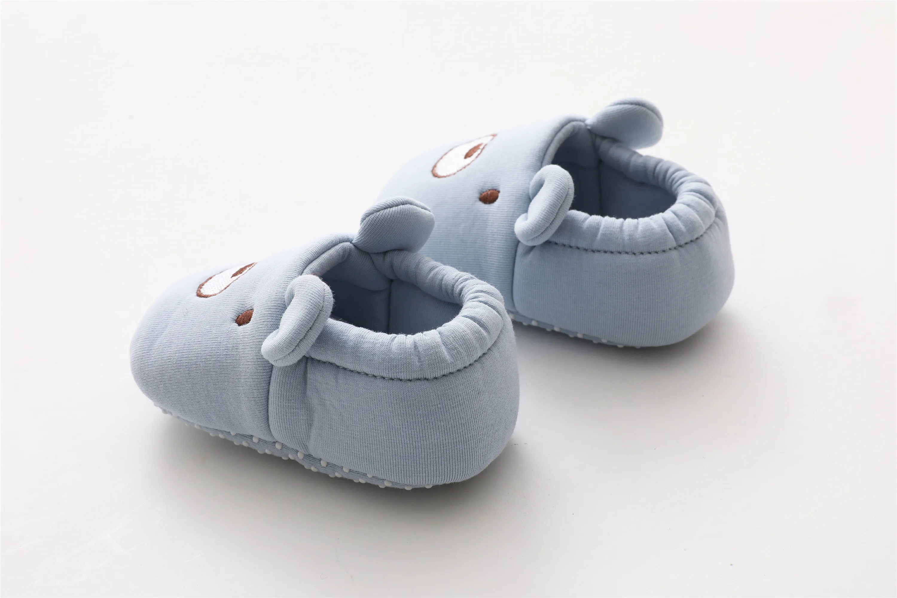 Cartoon Animals Pattern Newborn Socks Shoes Toddler Boys Girls Non-slip Crib First Walkers Winter Baby Soft Slipper Warm Booties 4