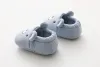 Cartoon Animals Pattern Newborn Socks Shoes Toddler Boys Girls Non-slip Crib First Walkers Winter Baby Soft Slipper Warm Booties 4