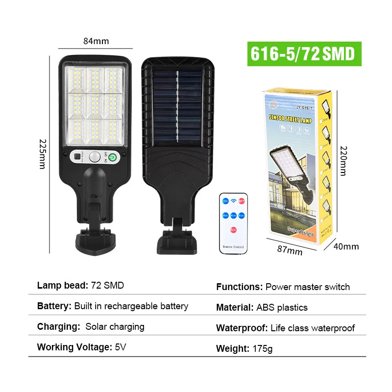 solar ground lights Solar Street Lights Outdoor Waterproof Motion Sensor Wall LED Lamp with 3 Lighting Mode Solar Powered Lights for Garden Patio solar ground lights Solar Lamps