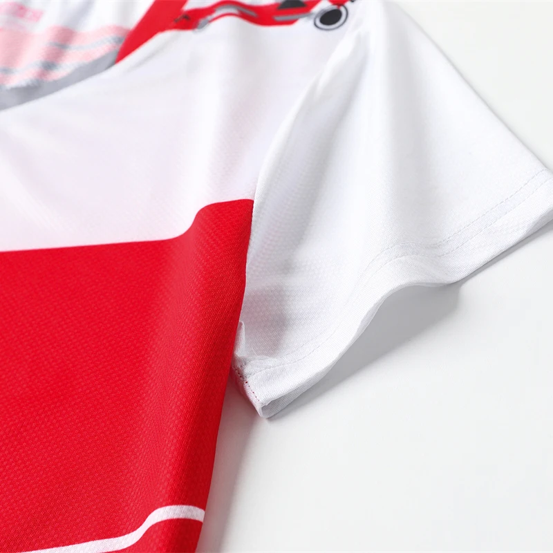 Exercise Women Shirt Table Tennis Badminton Jerseys Training Outdoor Gym Fashion Short Sleeves Breathable Yoga Print Tee