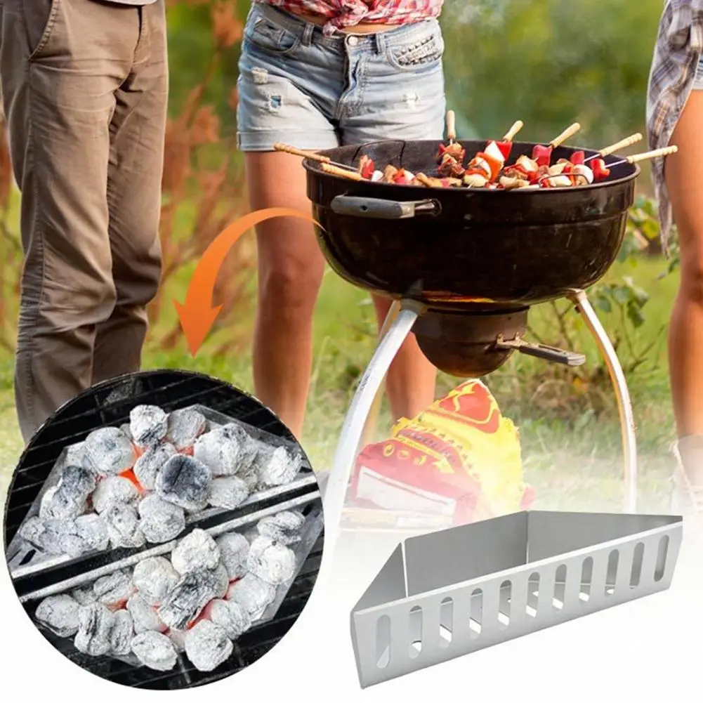 2 Pcs Stainless Steel Charcoal Basket Holder 4
