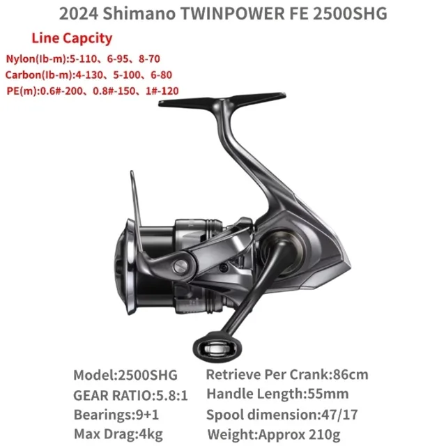 2024 SHIMANO Twin Power TWINPOWER FE Saltwater Spinning Fishing