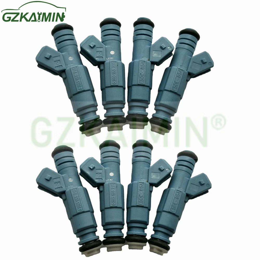 

SET 8PCS Flow Matched Fuel Injectors nozzle For Chevrolet Ford Pontiac LS1 LT1 5.0 5.7 250cc 0280155715