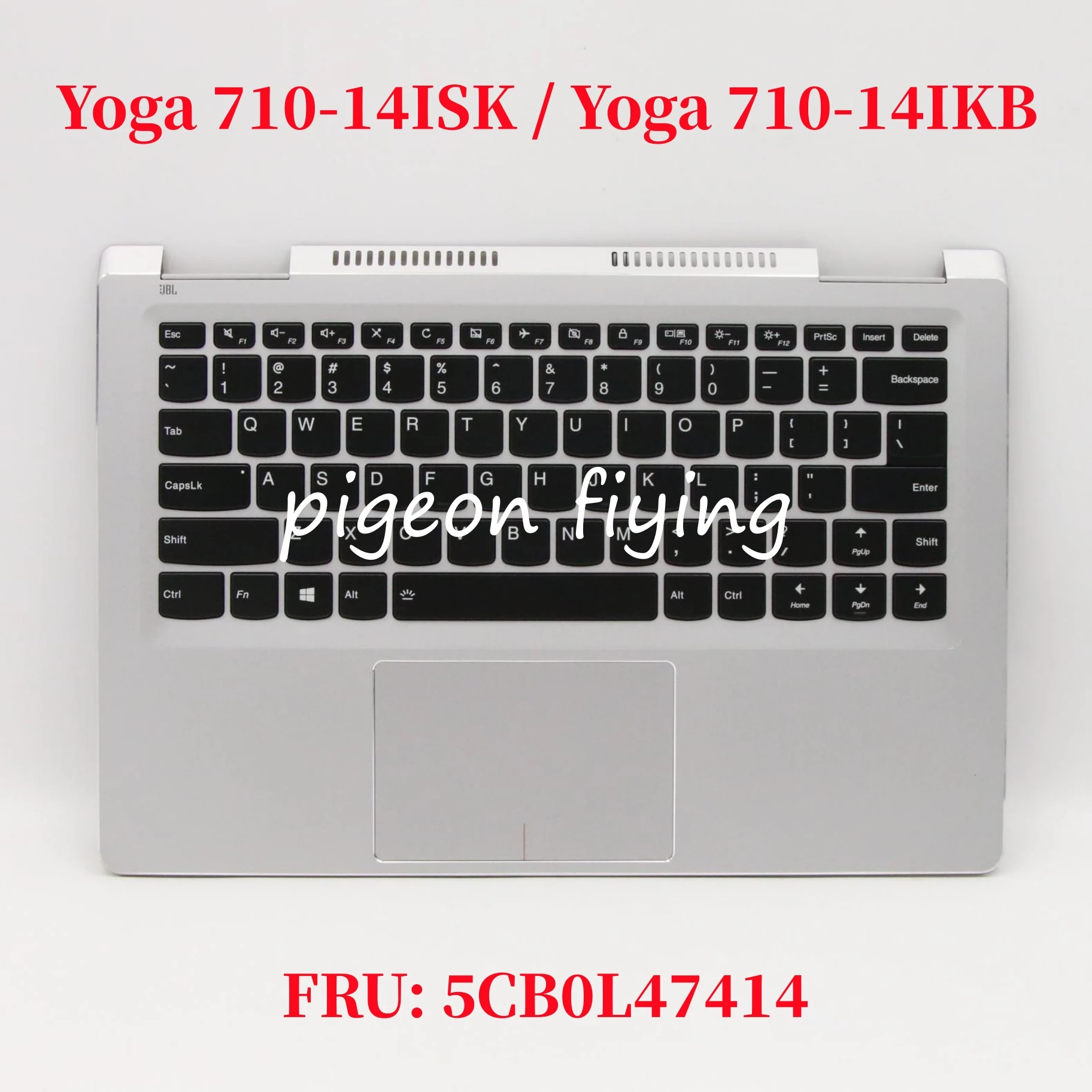 

For Lenovo ideapad) Yoga 710-14ISK / Yoga 710-14IKB Notebook Computer Keyboard FRU: 5CB0L47414