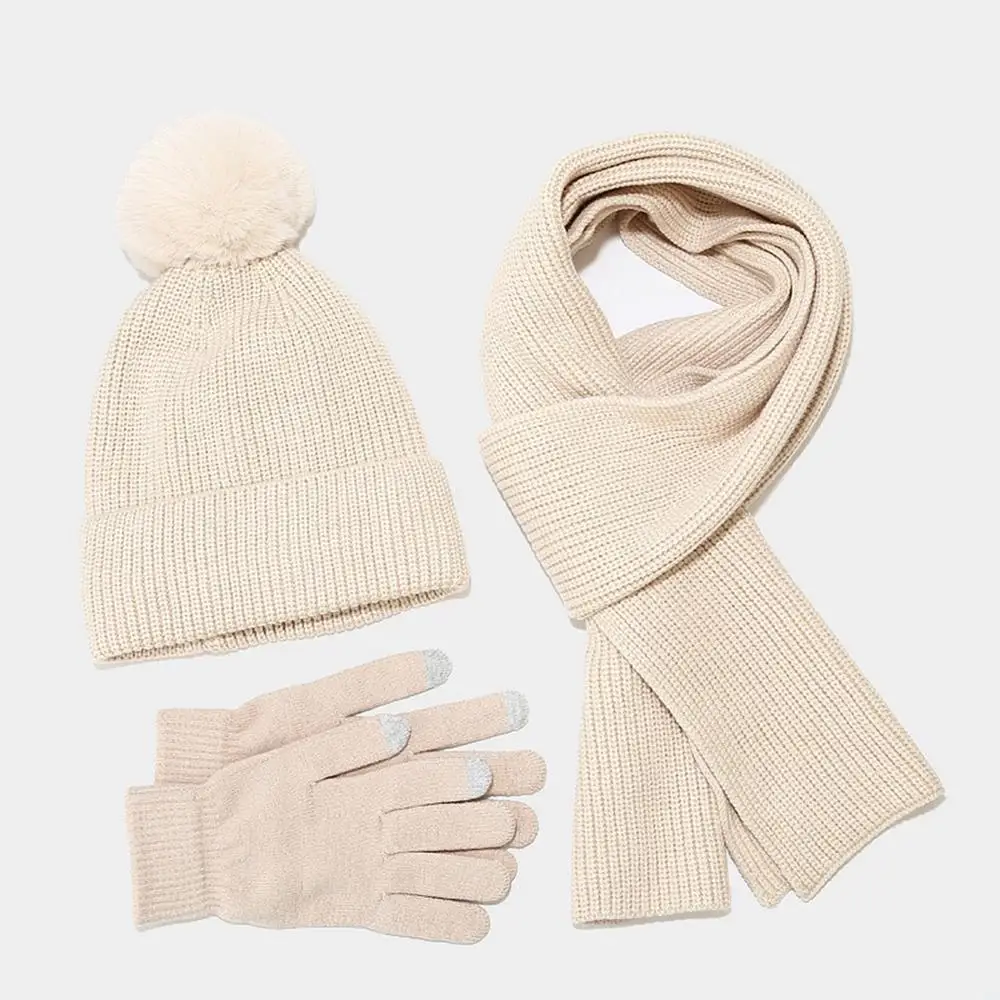 Vinterset med mössa halsduk handskar och pannband för damer_voghion.com