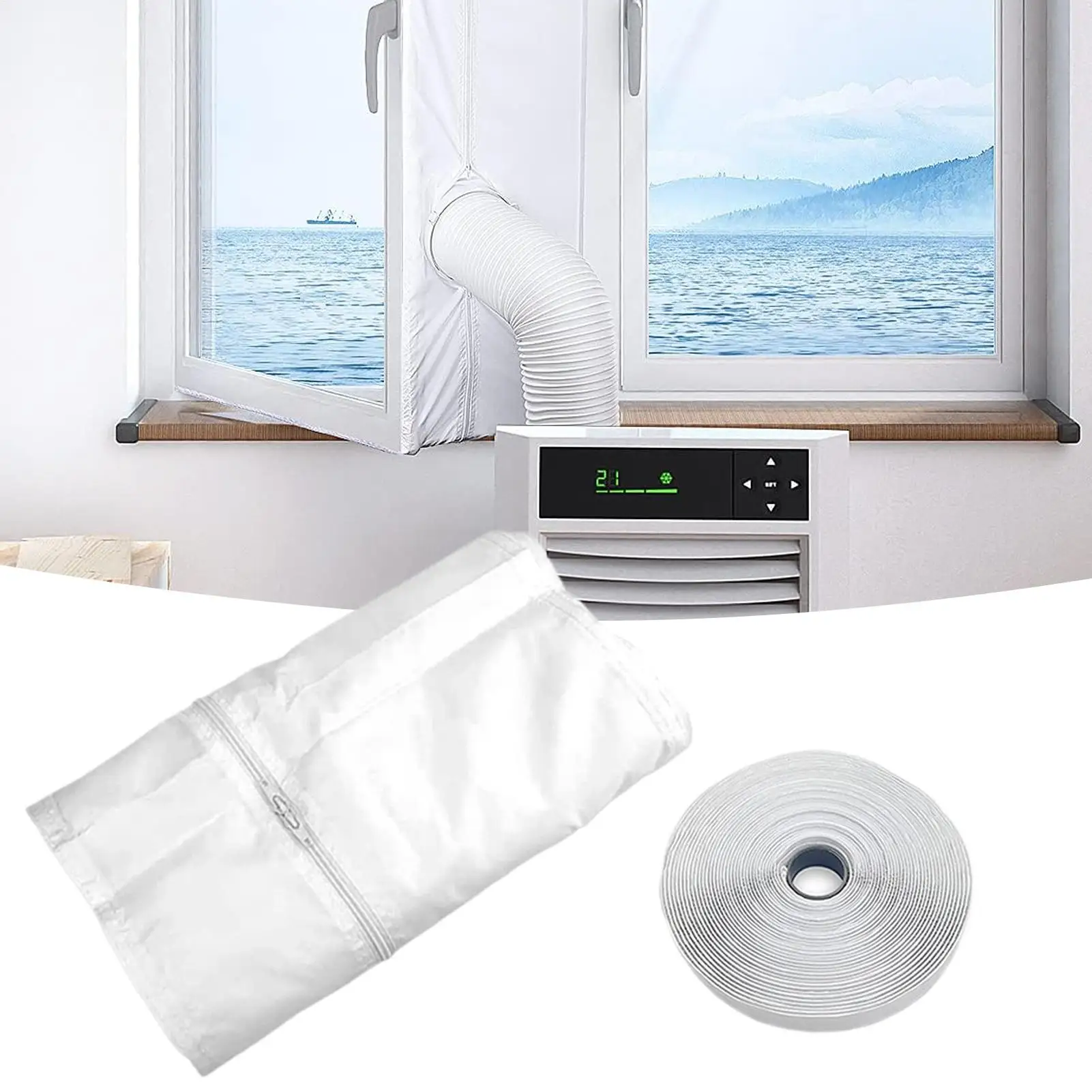 Universal Window Seal For Portable Air Conditioner Window Sealing Air conditioner sealing cloth for home Dormitory