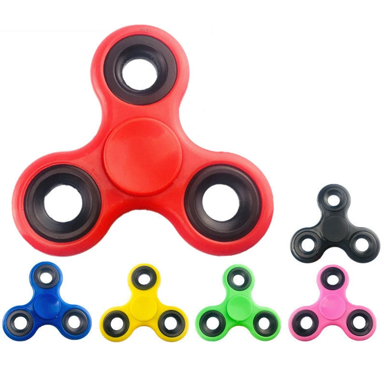 

Fashion Fidget Toy New Decompression Three-Finger Fidget Spinner Gyro for Boy Gift Antistress Fingertip Adult Child Sensory Toys