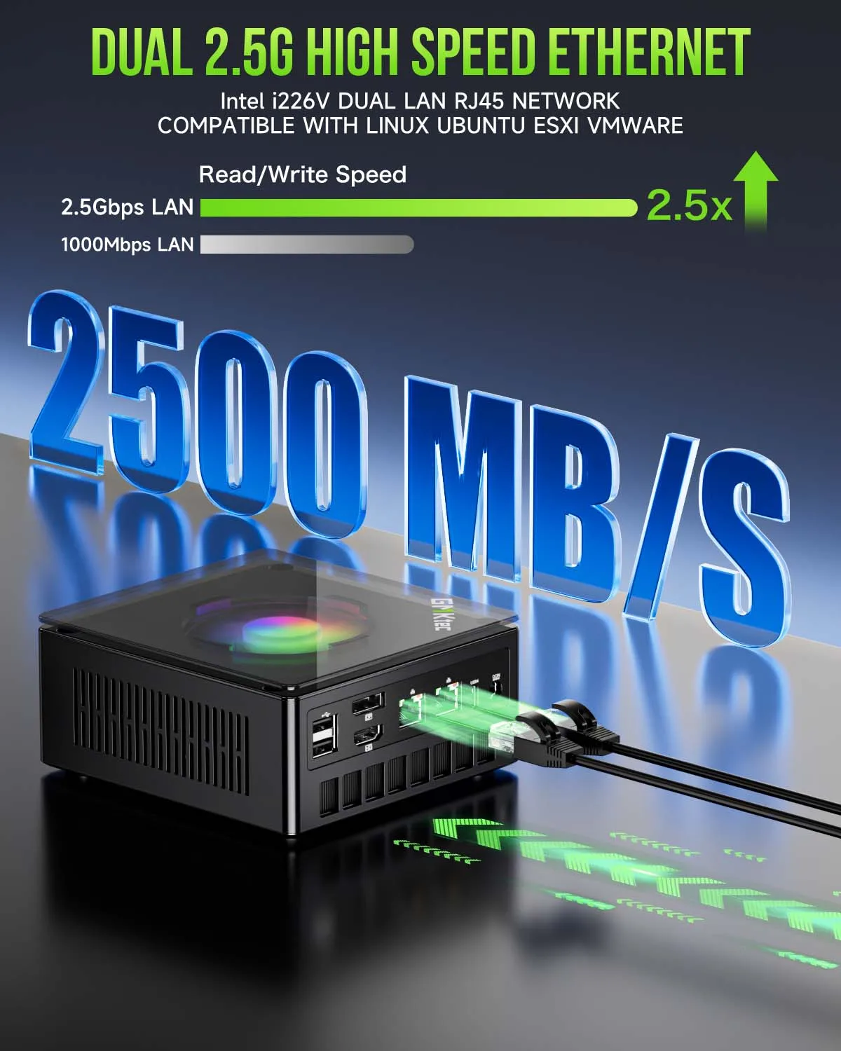 GMKtec NucBox K11 Gaming Mini Pc Ryzen 9 8945HS Windows 11 PRO DDR5 5600Mhz NVME PCIE4.0 Radeon 780M TDP 70W Oculink Port WiFi 6 2