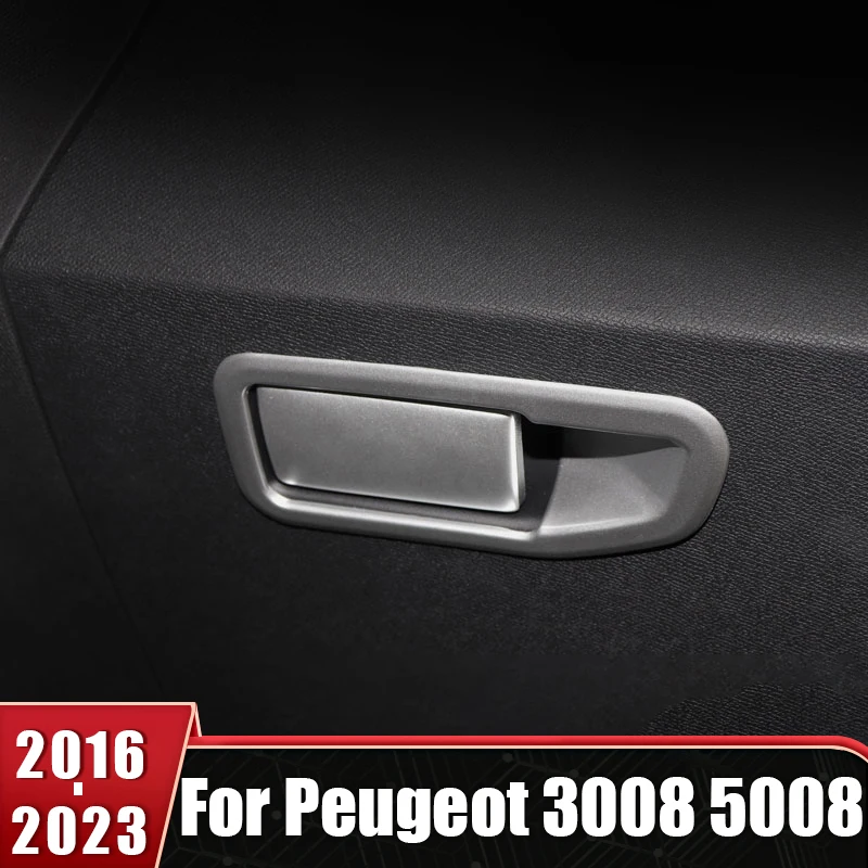 

Co-pilot Storage Box Handle Cover For Peugeot 3008 5008 GT 3008GT 5008GT 2016 2017 2018 2019 2020 2021 2022 2023 Car Accessories