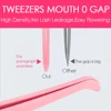 1 Pcs DIY Individual High-elasticity Portable Lashes Tweezers Pink Color Good Durability Eyelashes Beauty Tools for Beginners 5