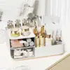 Makeup Organizer Pencil Holder for Desk Cosmetic Organizer Cosmetic Makeup Storage Box Desktop Stationary Organizer with Drawers 1
