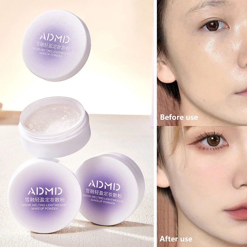 Makeup Finish Loose Setting Powder Translucent Natural Soft Face Powder Oil Control