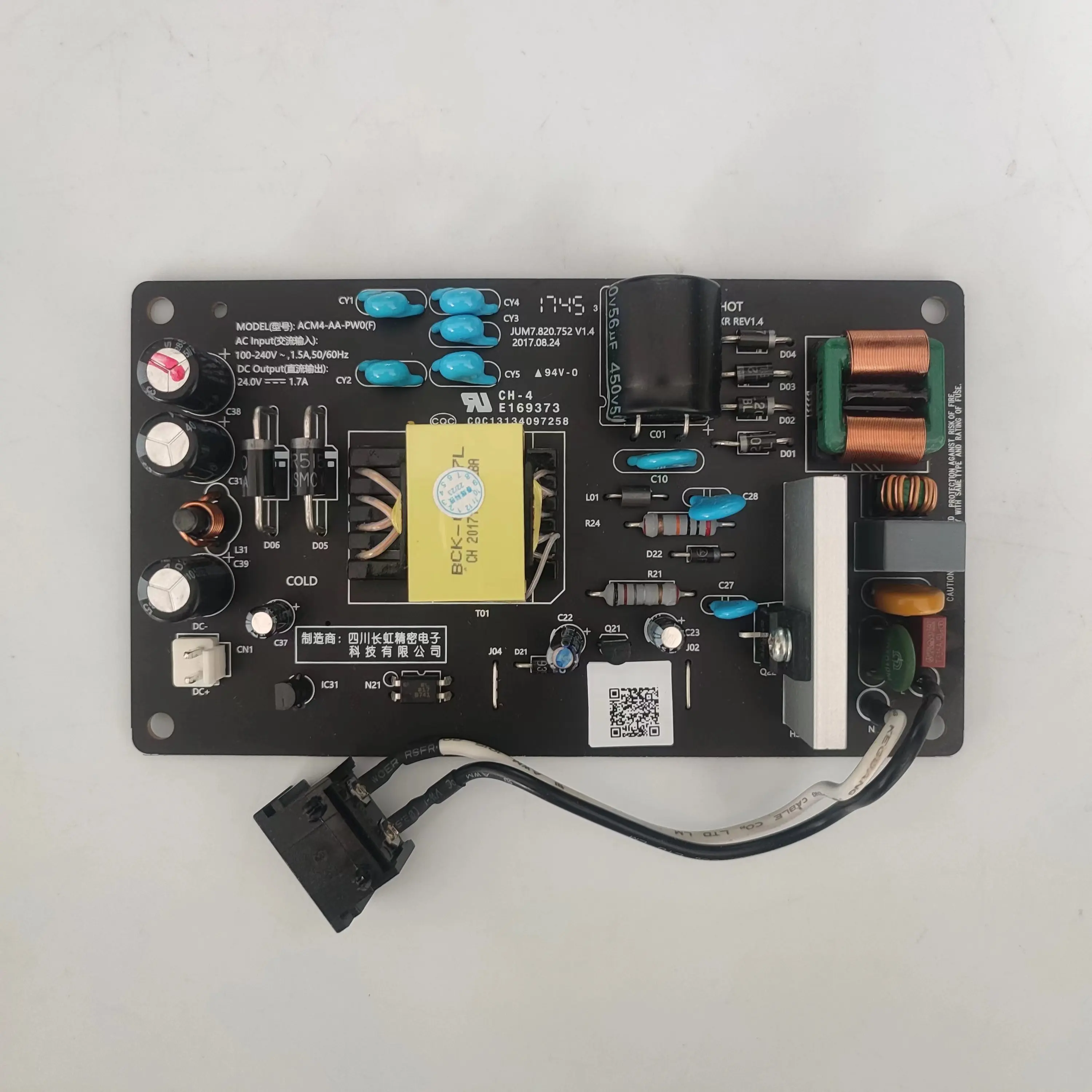 

Original ACM4-AA-PW0(F) ACM4-AA-PW0 (F) ACM4-AA-PWO(F) ACM4-AA-PWO JUM7.820.752 V1.4 Air Purifier Power Board