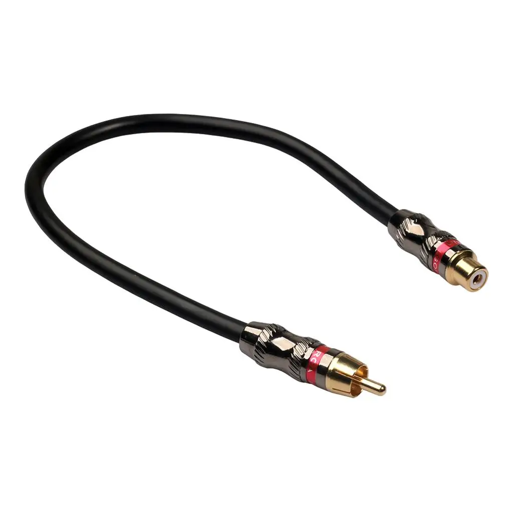 RCA Male to Female Audio Extension Video Cable DVD Subwoofer Adapter 0.3m