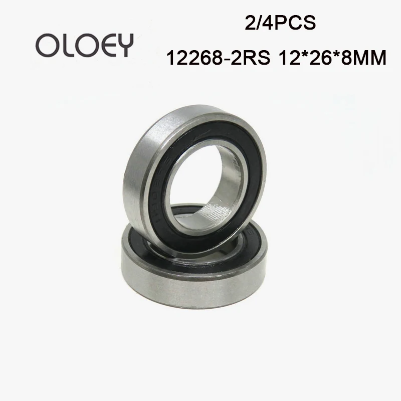 

2/4Pcs 12268 2RS 12x26x8 mm Non-standard 6901 RS Bearings MR12268 RS 12268RS 12*26*8 mm Bicycle Bottom Bracket & Hub Bearing