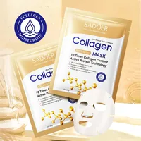 5/10/20/30 pièces SADOER collagène masque Facial raffermissant hydratant réparation éclaircissant soin de la peau visage feuille masque masques faciaux soins de la peau 3