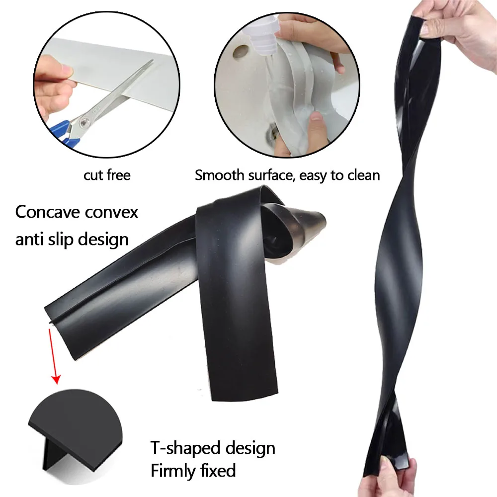 Stove Gap Cover 21'' 25'' Silicone Stove Counter Gap Cover Oven Guard Spill Seal Slit Filler