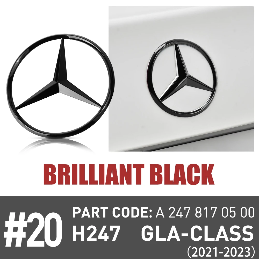 メルセデス ベンツ GLAクラス GLA45 リア トランクエンブレム メルセデス ベンツ GLAクラス GLA45 リア トランクエンブレム