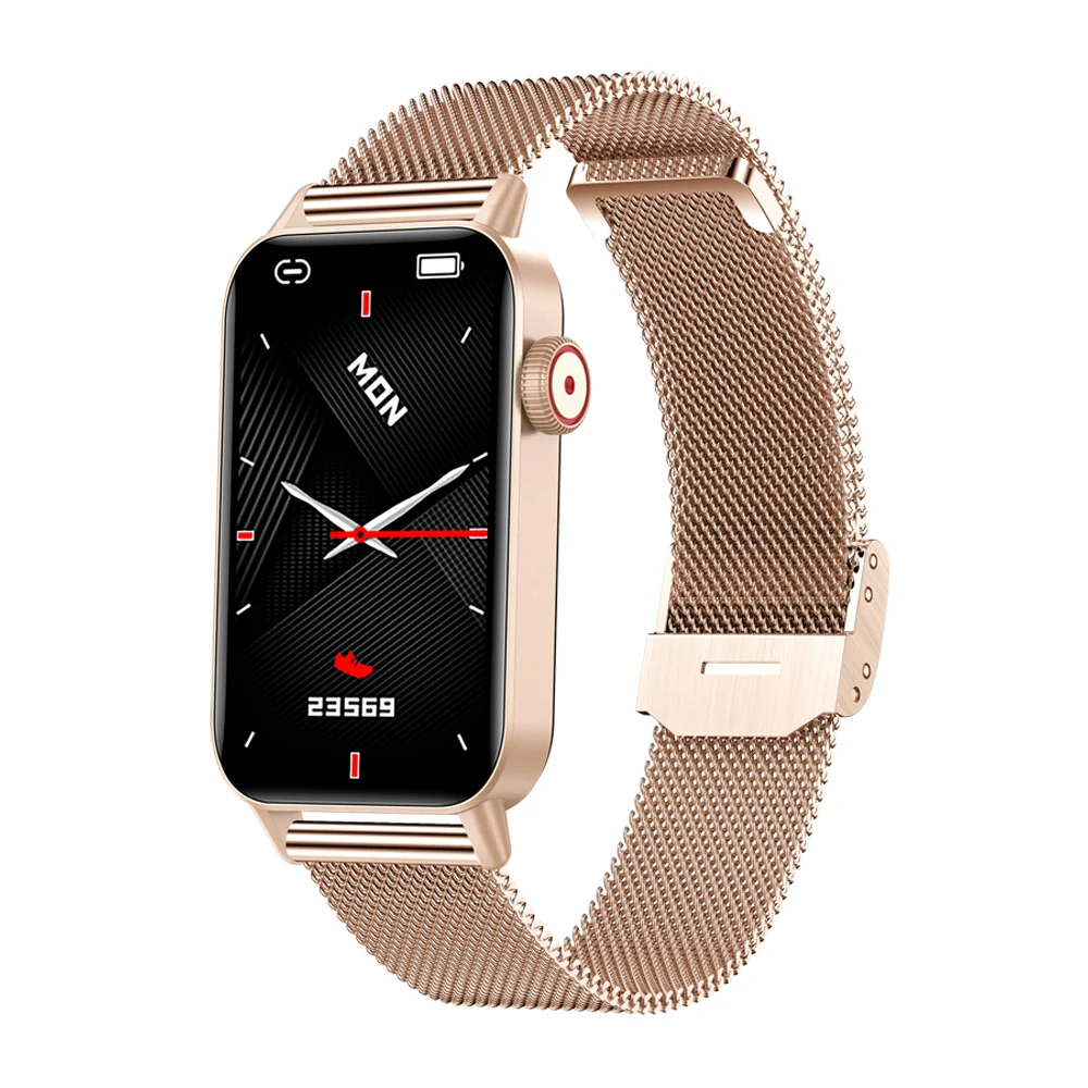 1.47 Large Screen Smart Bracelet Women Health Heart Rate Blood Pressure Monitoring Smart Band IP68 Waterproof Fitness Bracelet 