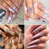 Mix SS6-30 1440Pcs Glitter Non Hotfix Rhinestones Magenta Light Nails Accessories стразы Nail Art Crystals for Nail Charms Dress 5